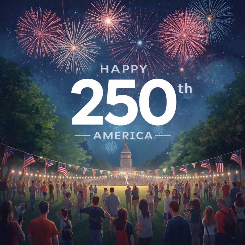 America 250 graphic